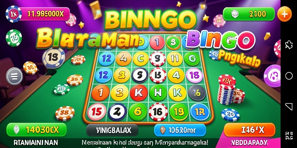 Screenshot dari gameplay Bingo yang seru dan mendebarkan.
