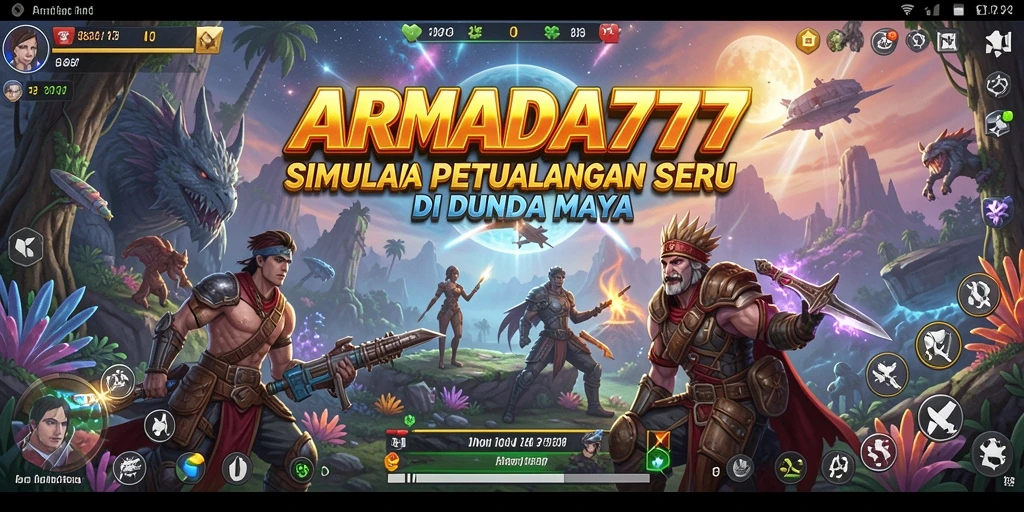 Screenshot gameplay ARMADA777 menampilkan suasana petualangan yang menegangkan.