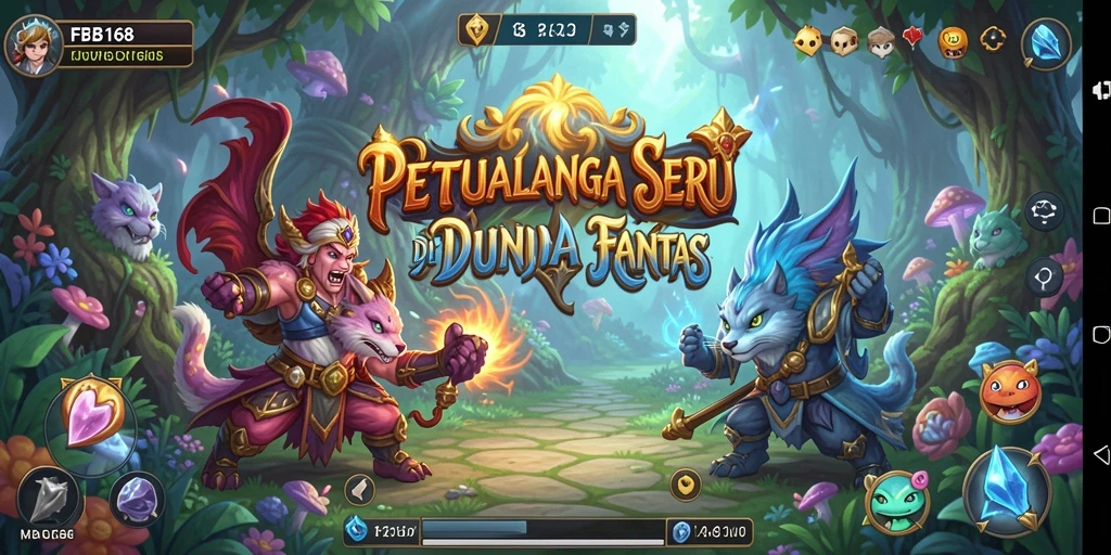 Tangkapan layar gameplay FB168 yang menunjukkan petualangan menegangkan.