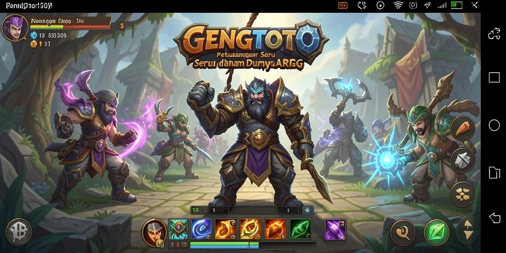 Screenshot utama GENGTOTO menampilkan aksi gameplay seru dalam dunia ARPG.