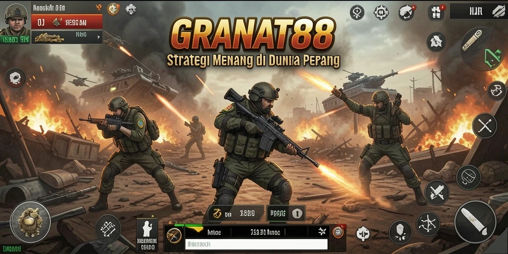 Tampilan gameplay menarik dari GRANAT88 yang menunjukkan strategi dalam pertempuran.