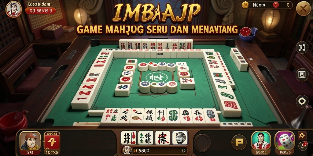 Tampilan utama gameplay IMBAJP yang penuh warna dan seru.