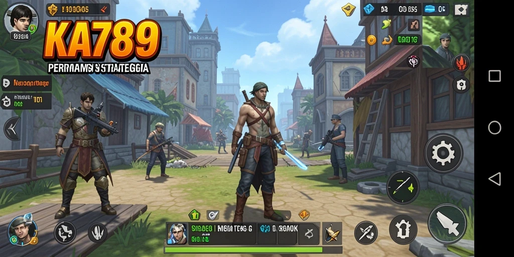 Tampilan gameplay menegangkan dan penuh strategi dalam KA789.