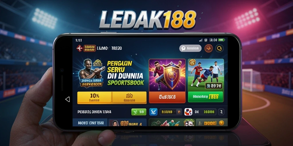 Tangkapan layar <strong>LEDAK188</strong> yang menunjukkan antarmuka taruhan olahraga yang menarik.