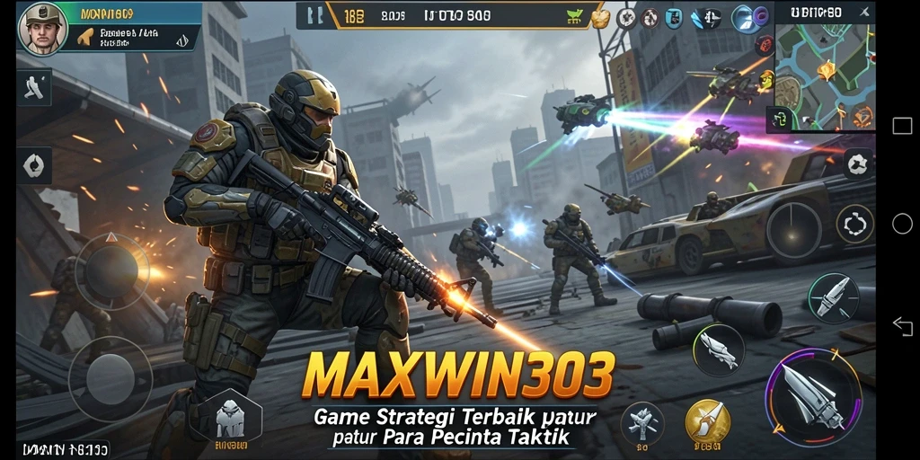 Tampilkan gameplay strategis dalam pertempuran seru.