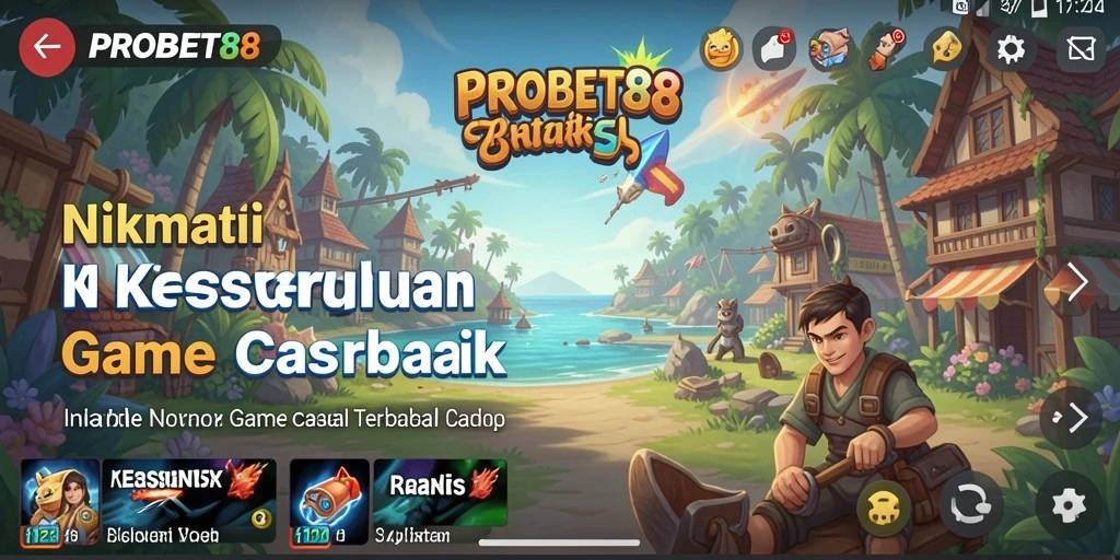 Screenshot gameplay PROBET88 yang menampilkan keseruan dalam permainan Casual.