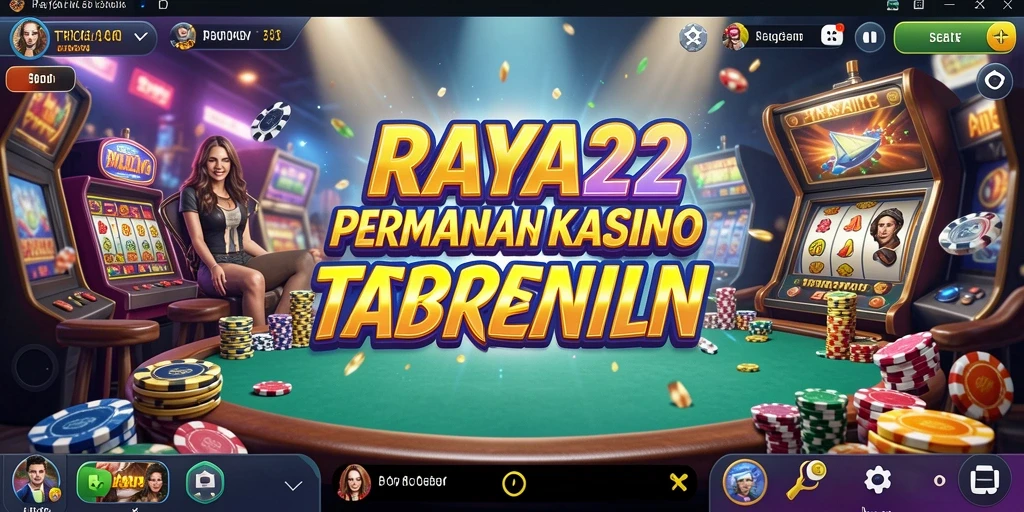 Screenshot utama RAYA22 yang menampilkan suasana permainan Kasino.