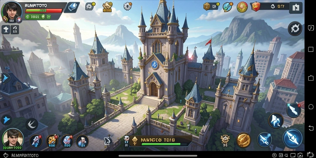Gameplay RUMPITOTO yang menegangkan dalam pertempuran Tower Defense.