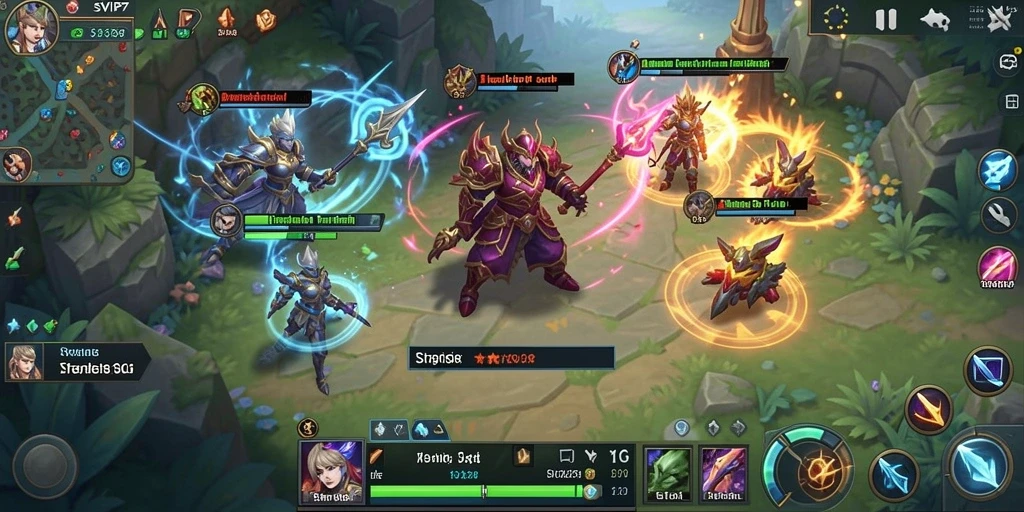 Tampilan gameplay SLG yang memikat di SVIP7.