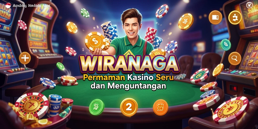 Screenshot gameplay WIRANAGA dengan grafis menarik dan antarmuka pengguna yang intuitif.